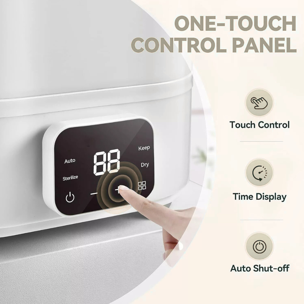 TBC 4-IN-1 Baby Bottle Steriliser & Dryer