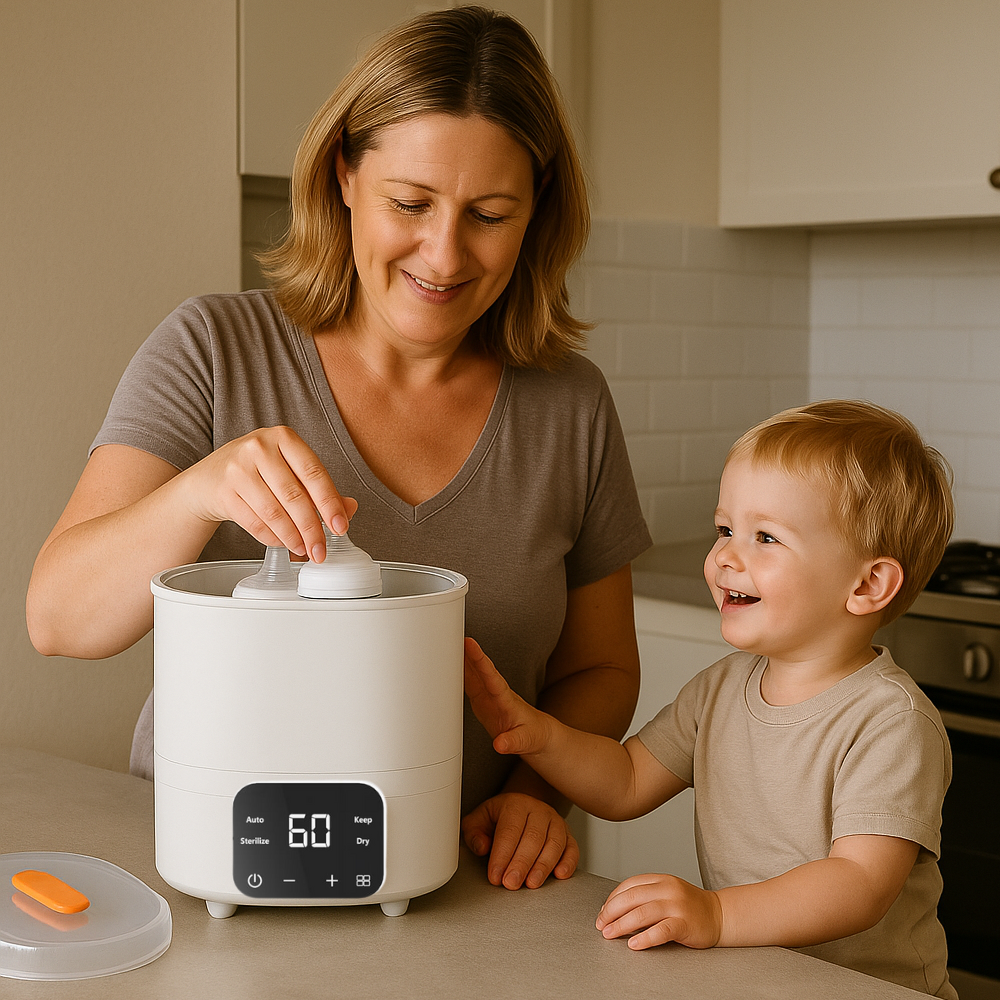 TBC 4-IN-1 Baby Bottle Steriliser & Dryer