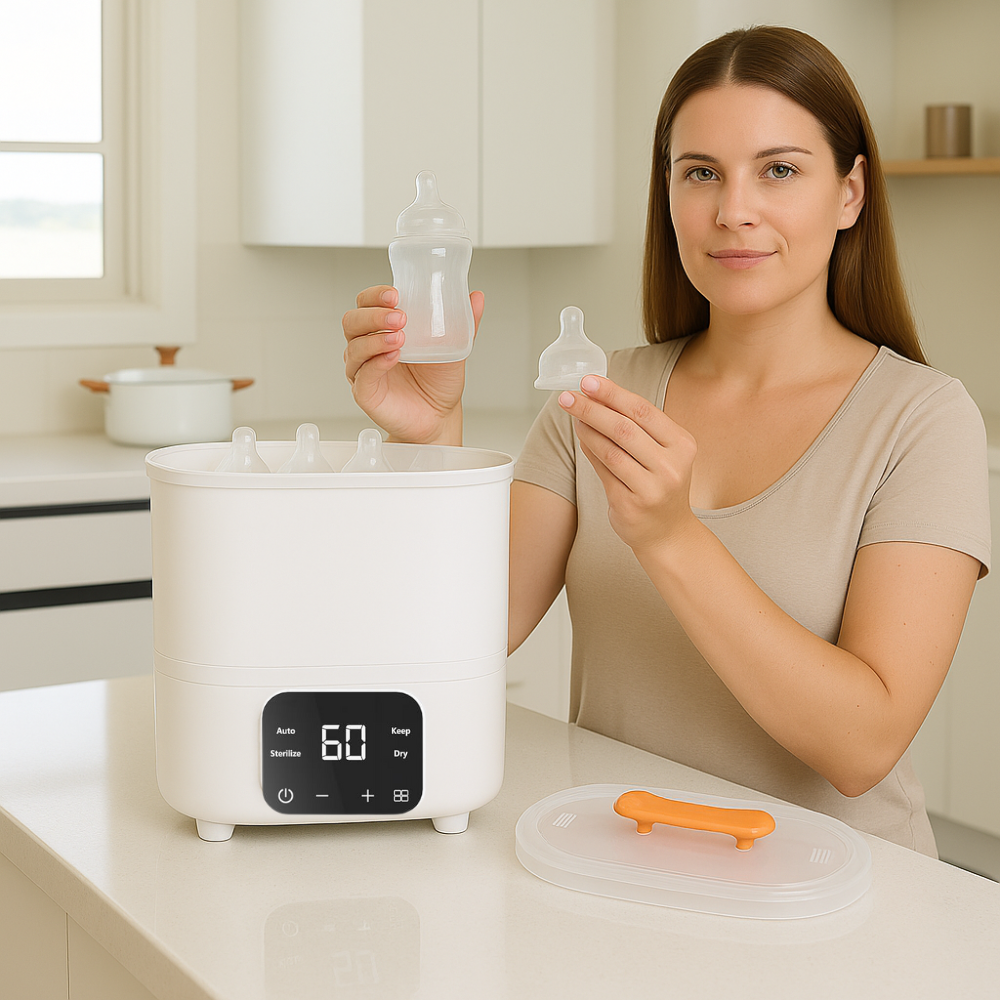 TBC 4-IN-1 Baby Bottle Steriliser & Dryer